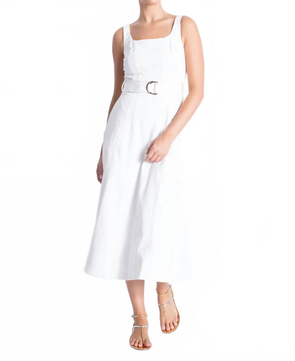 NEW KARINA GRIMALDI diana dress in white
